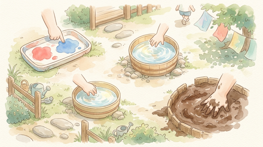 それぞれの距離で、夏の手ざわりに手を伸ばす子ども達